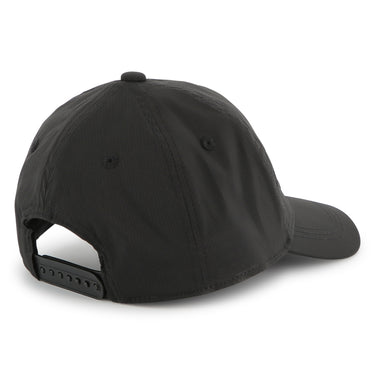BOSS Gorra o cachucha para niño y adolescente basica color negro logo en relieve al tono
